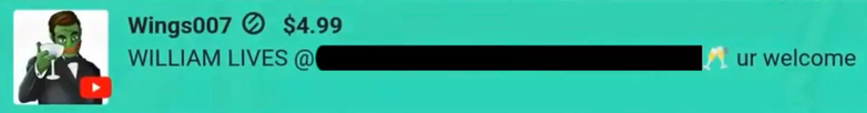 Green message banner
